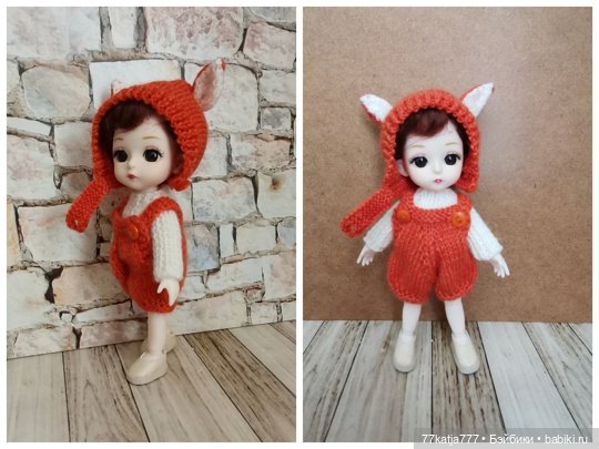 Новая "порция " вязаной одежды для кукол формата Баболи (фото 3)