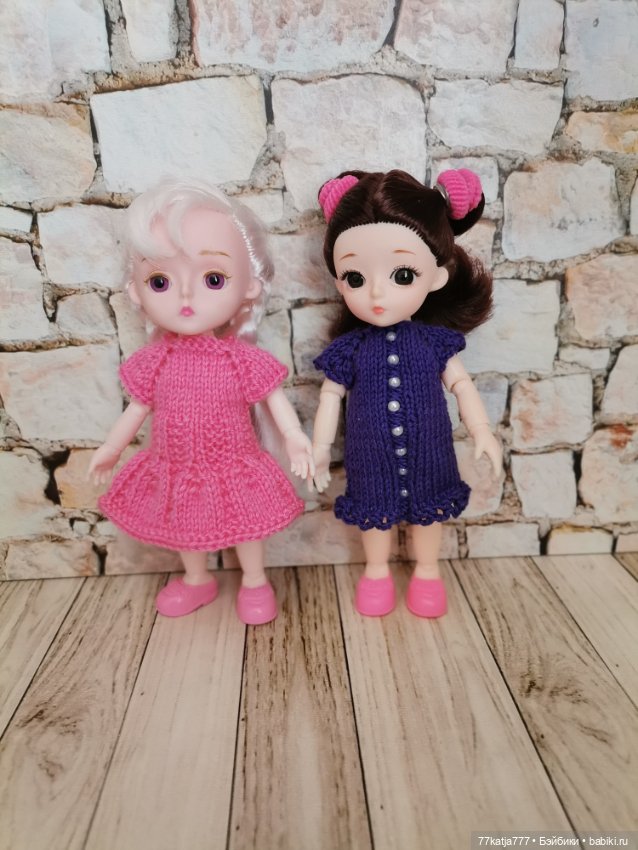 Новая "порция " вязаной одежды для кукол формата Баболи (фото 4)
