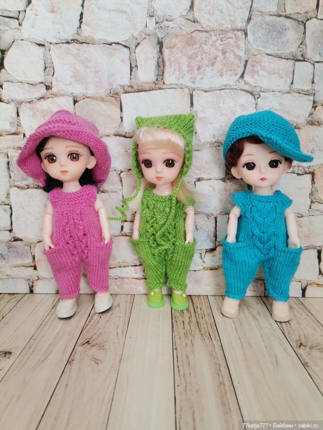 Новая "порция " вязаной одежды для кукол формата Баболи (фото 2)