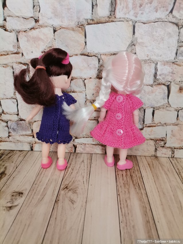 Новая "порция " вязаной одежды для кукол формата Баболи (фото 6)