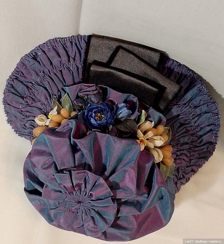 Бонет для антикварной куклы ОГ 25см