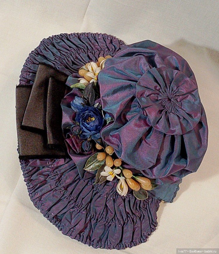 Бонет для антикварной куклы ОГ 25см (фото 6)