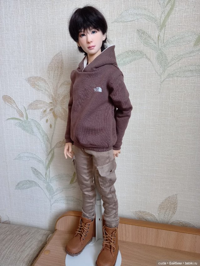 Голова миними Чон Чонгук,с мейком. Размер МСД (фото 4)