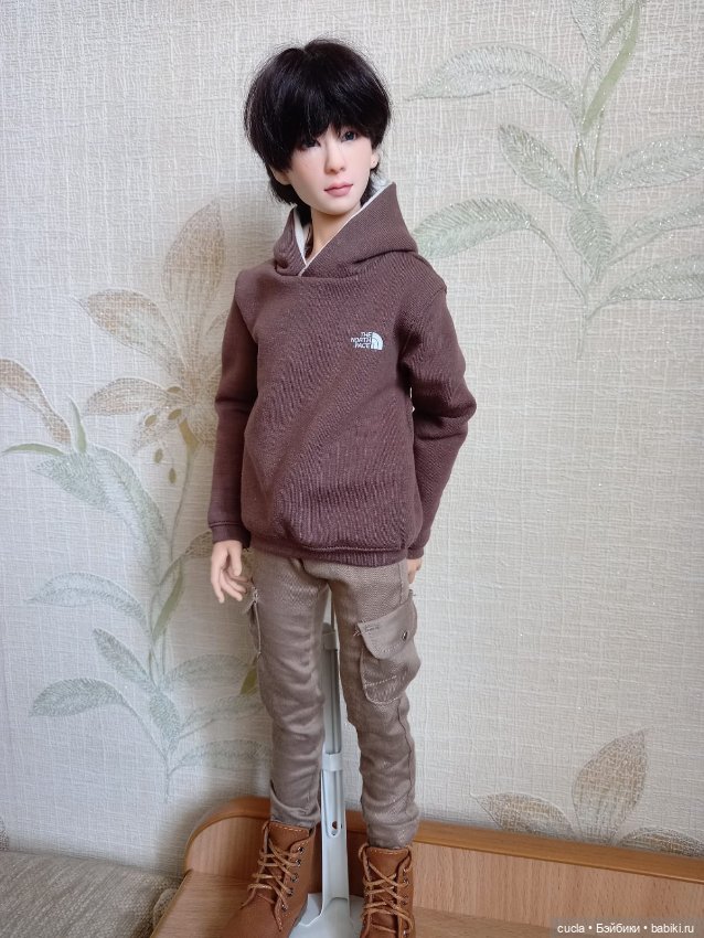 Голова миними Чон Чонгук,с мейком. Размер МСД (фото 2)