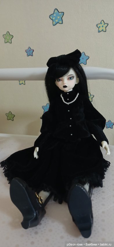 Кукла готичная в стиле Адамс (фото 7)