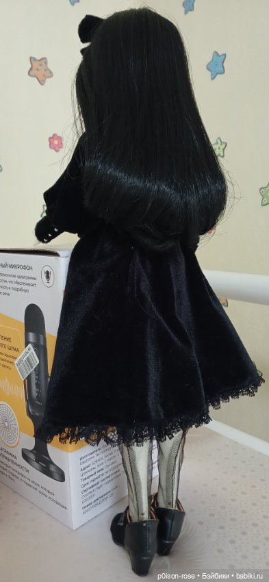 Кукла готичная в стиле Адамс (фото 4)