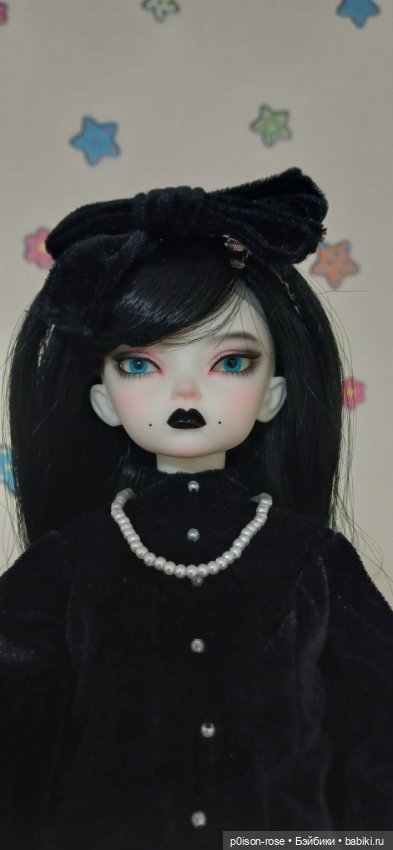 Кукла готичная в стиле Адамс (фото 8)