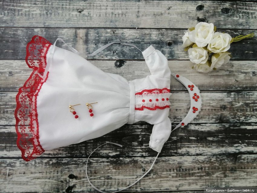 Нарядное платье в русском стиле (фото 6)