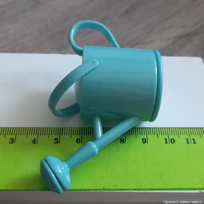 Голубая лейка — Миниатюра для кукол (фото 4)