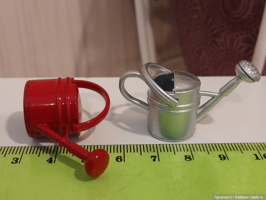 Лейки металл — Миниатюра для кукол (фото 6)