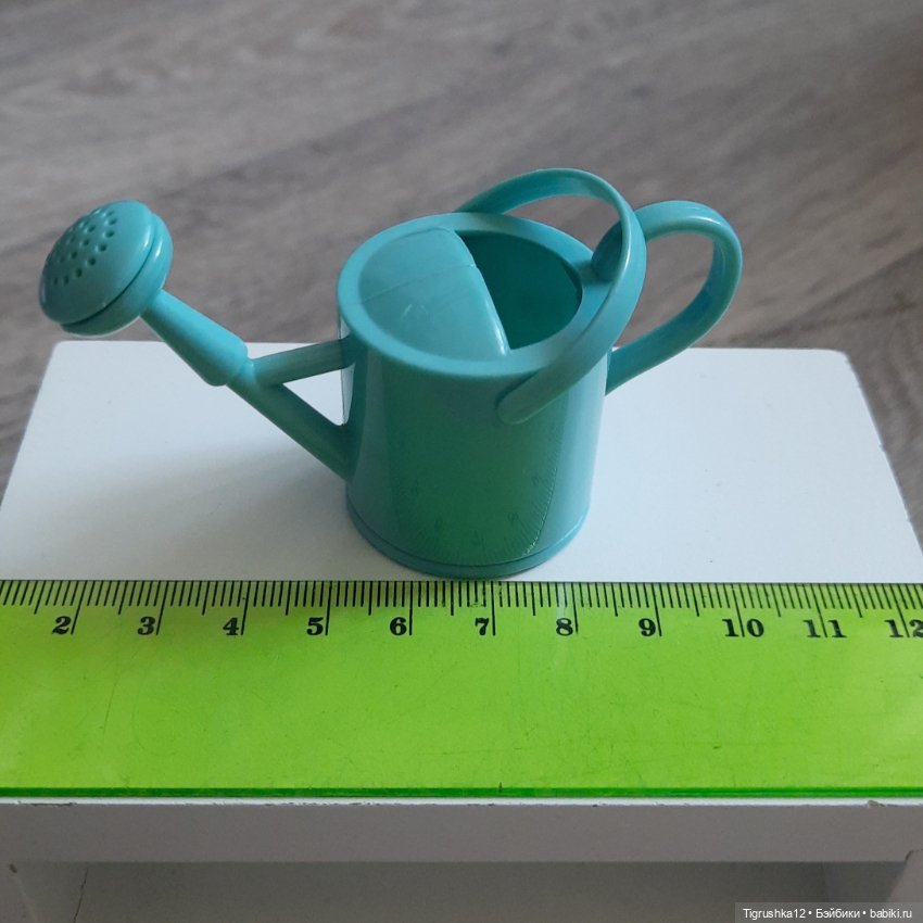 Голубая лейка — Миниатюра для кукол (фото 3)
