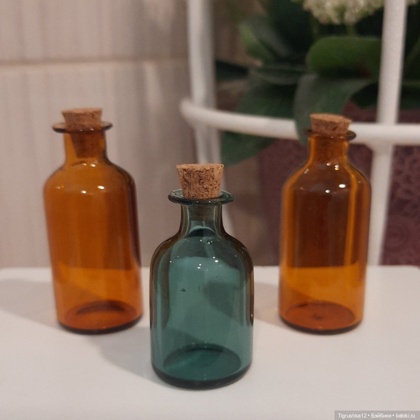 Бутыли — Миниатюра для кукол