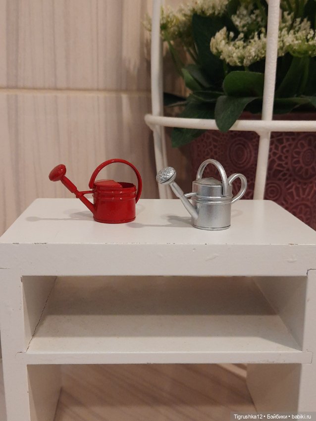 Лейки металл — Миниатюра для кукол