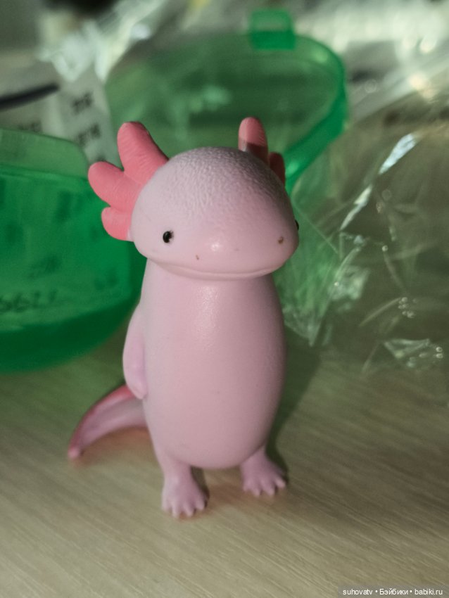 Аксолотль, капсульная игрушка