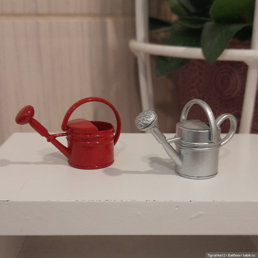 Лейки металл — Миниатюра для кукол (фото 2)