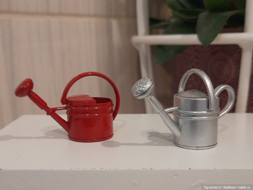 Лейки металл — Миниатюра для кукол (фото 3)