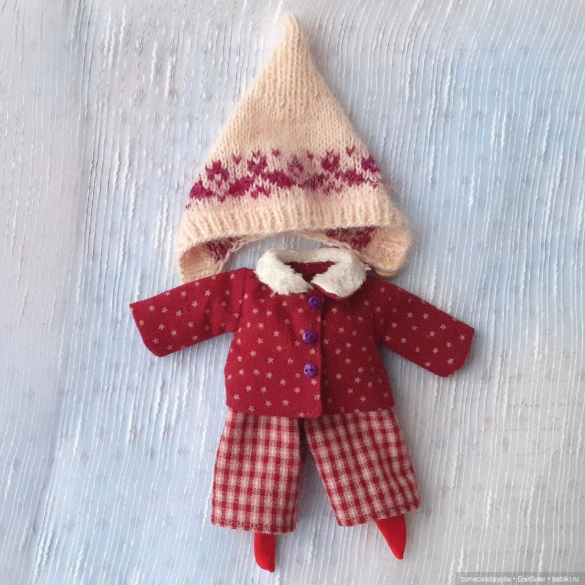 Теплые комплекты для куклы Монст/ Xiaomi Monst Doll Куртка Брюки Шапка (фото 10)