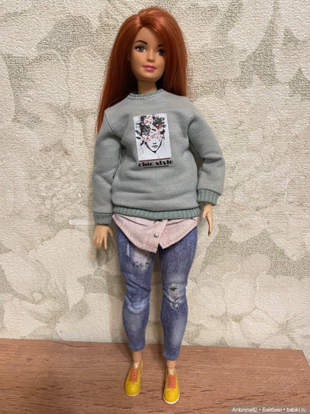 Барби made to move на теле йога пышки