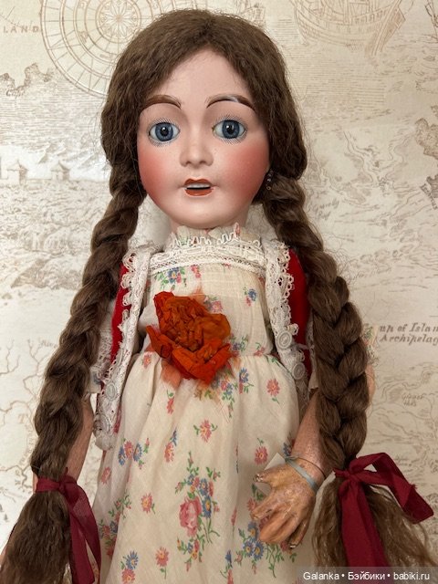 Антикварная французская кукла Limoge