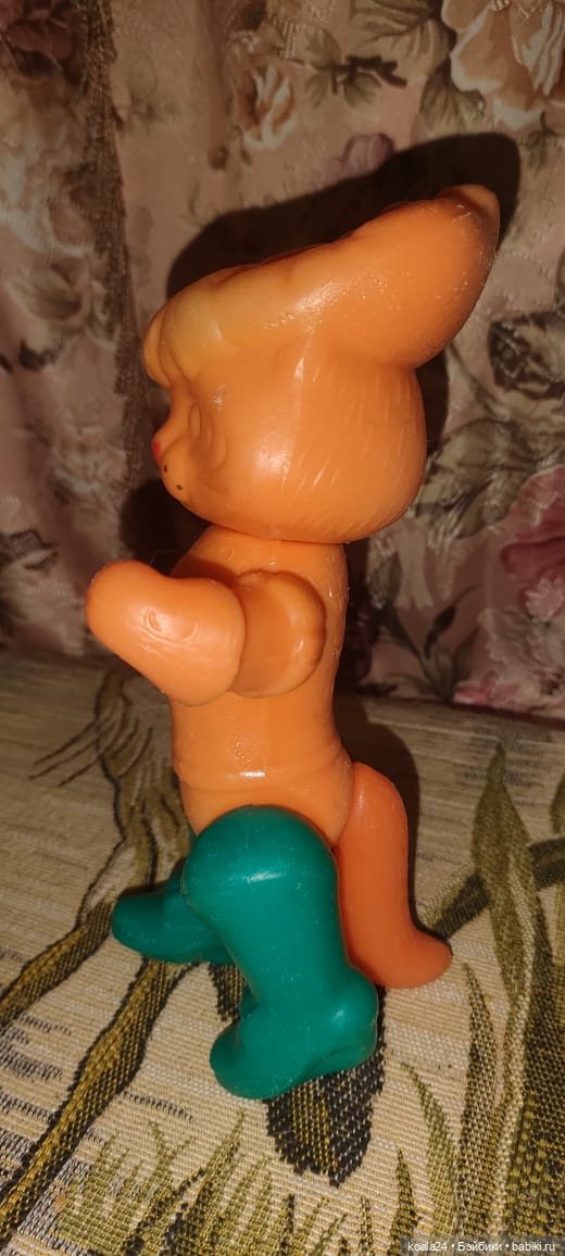 Игрушка СССР Кот в сапогах, дутыш (фото 2)