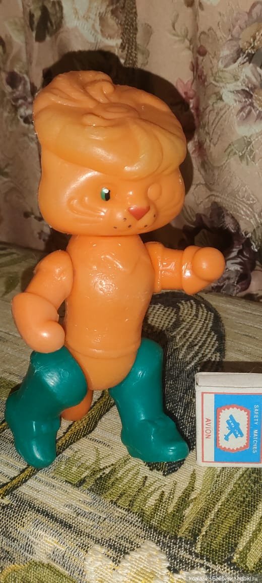 Игрушка СССР Кот в сапогах, дутыш (фото 8)