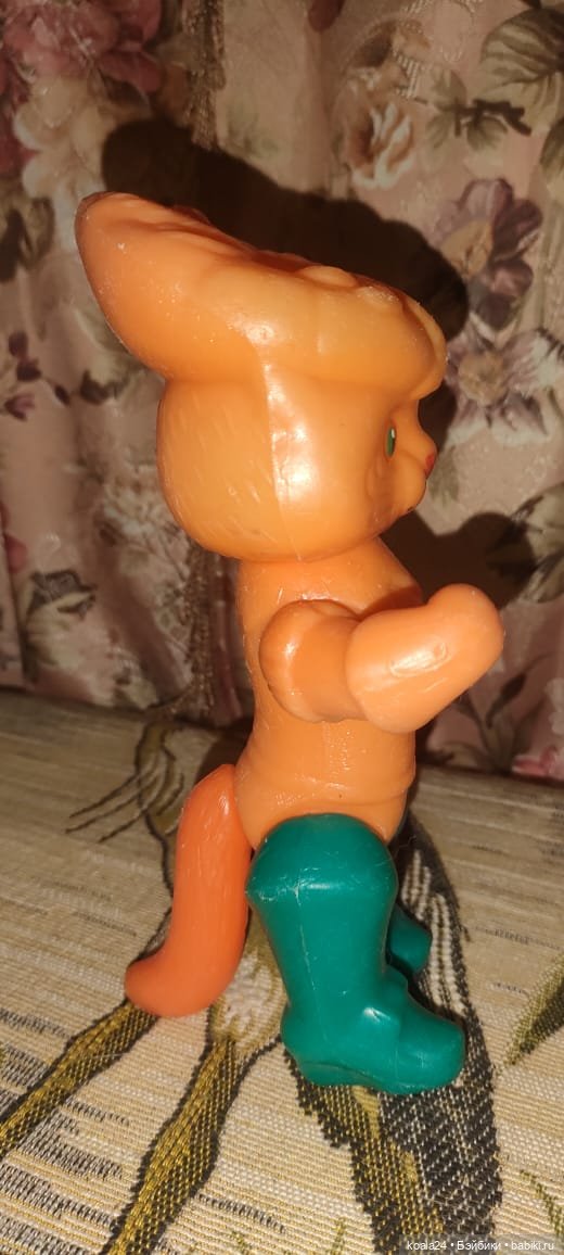 Игрушка СССР Кот в сапогах, дутыш (фото 3)