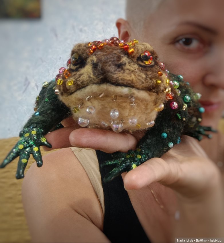 Мудрая жаба — Авторские игрушки (фото 7)