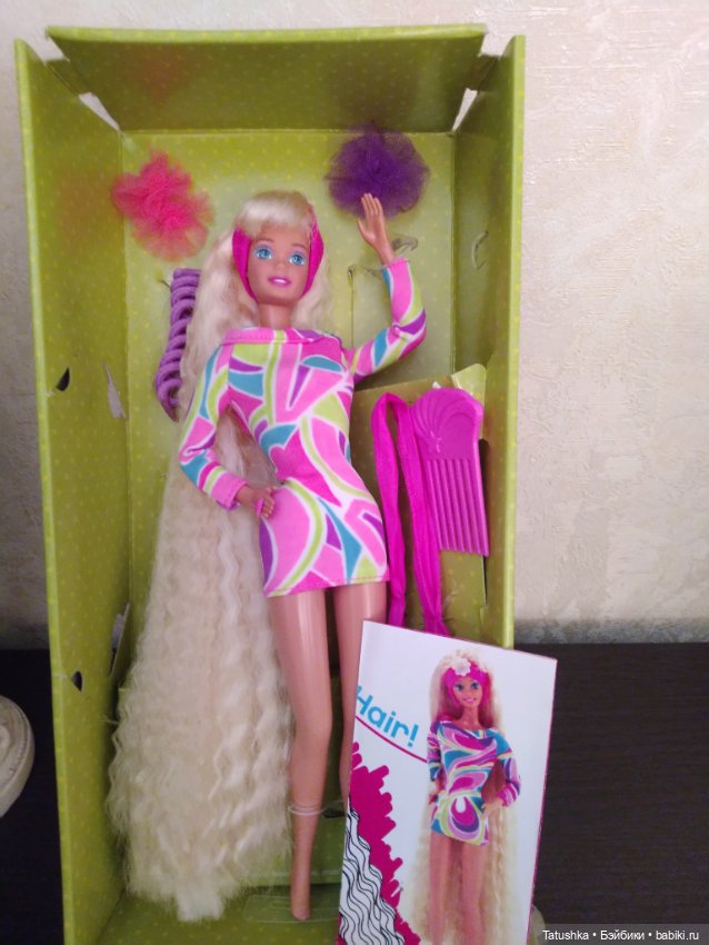 Barbie Totally Hair — Винтажные куклы и игрушки детства (фото 8)