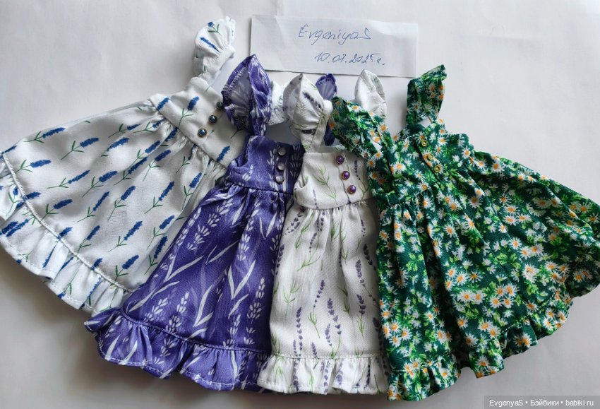 Летний сарафан для кукол Паола Рейна (фото 8)