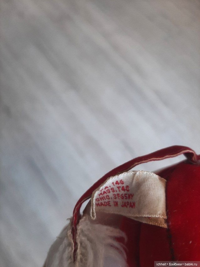 Винтажный Красный пудель, Япония (фото 5)