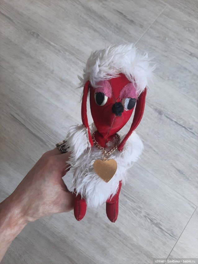 Винтажный Красный пудель, Япония