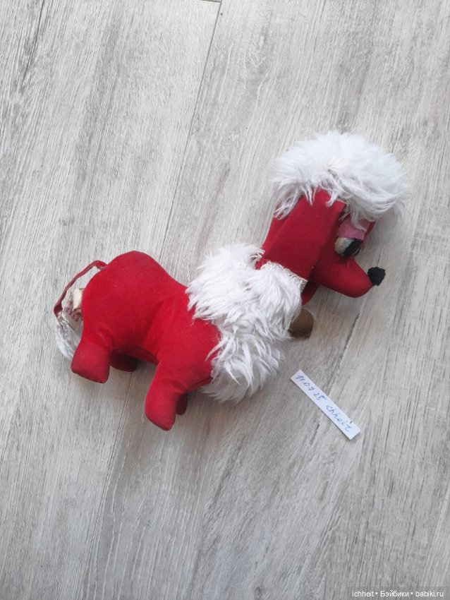 Винтажный Красный пудель, Япония (фото 6)