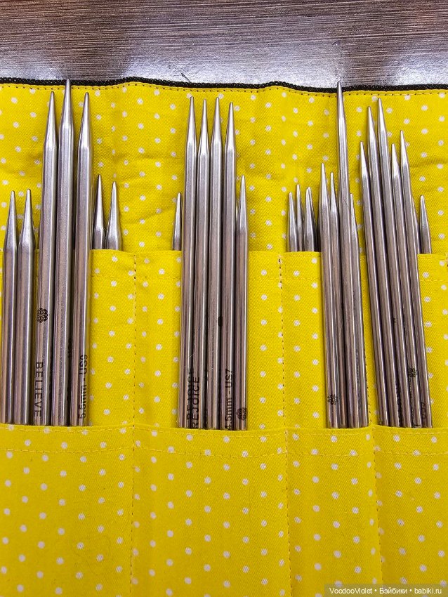 Набор чулочных спиц 20 см Knit Pro Mindful (максимальный) (фото 4)