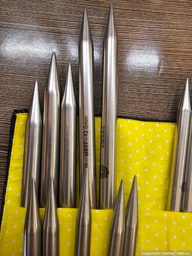 Набор чулочных спиц 20 см Knit Pro Mindful (максимальный) (фото 5)