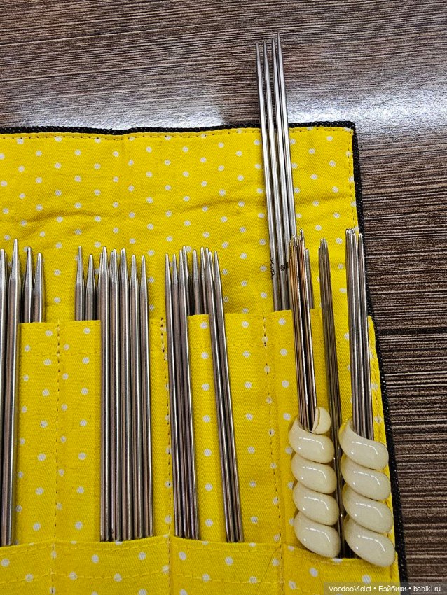 Набор чулочных спиц 20 см Knit Pro Mindful (максимальный) (фото 3)