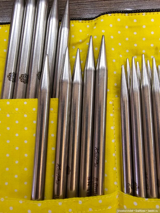 Набор чулочных спиц 20 см Knit Pro Mindful (максимальный) (фото 6)