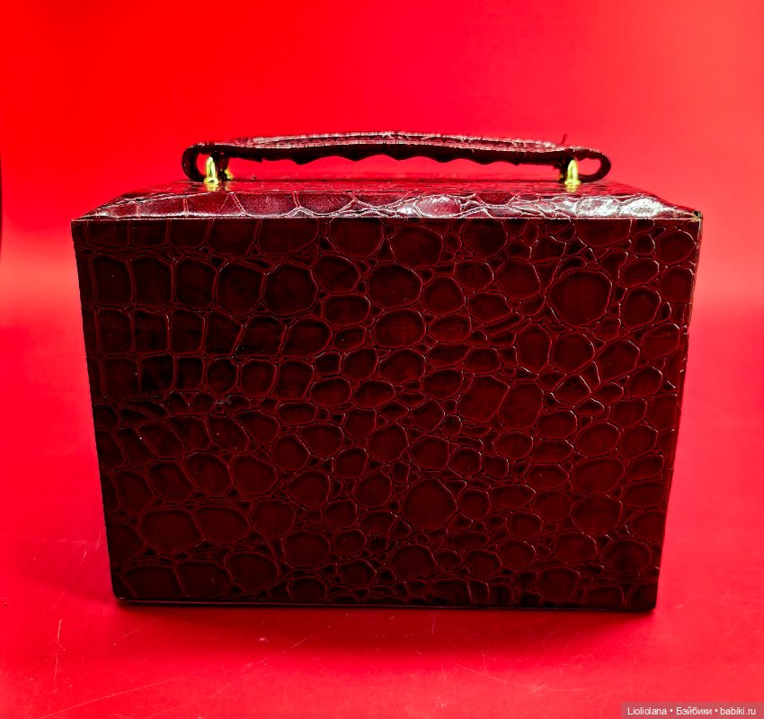 Шкатулка-комод красная — Кукольная мебель (фото 7)