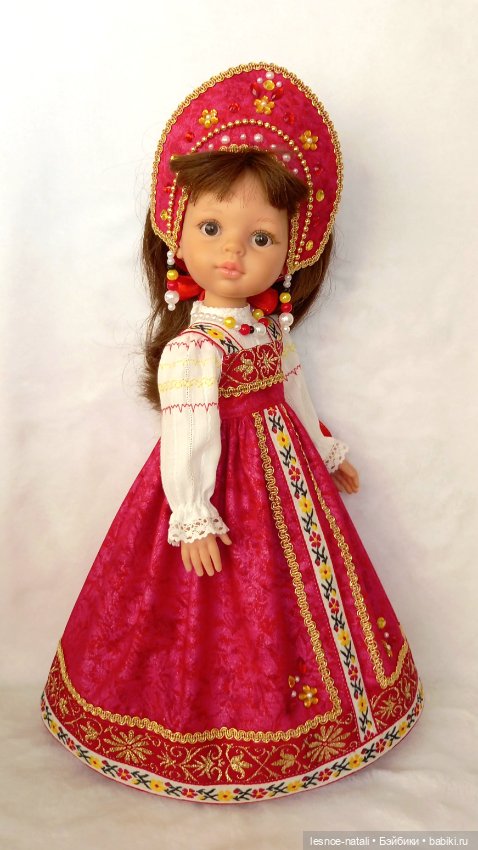 Русский народный костюм для Паолы Рейна (фото 2)