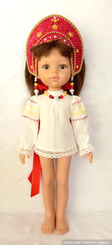 Русский народный костюм для Паолы Рейна (фото 6)