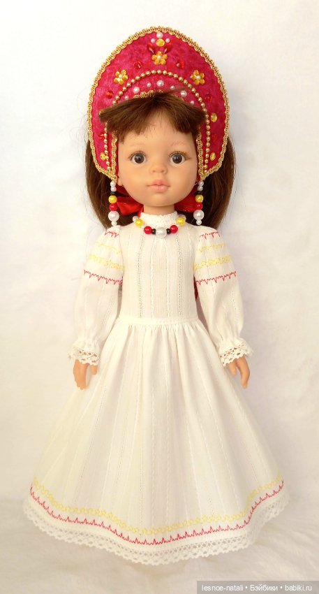 Русский народный костюм для Паолы Рейна (фото 5)