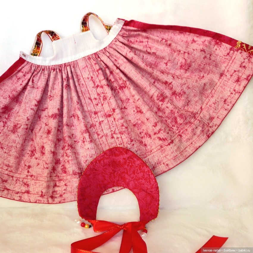 Русский народный костюм для Паолы Рейна (фото 7)