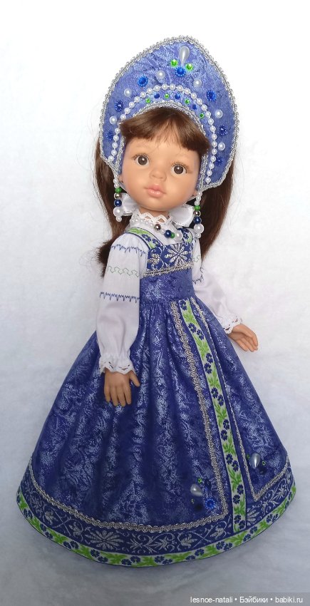 Русский народный костюм для Паолы Рейна (фото 8)