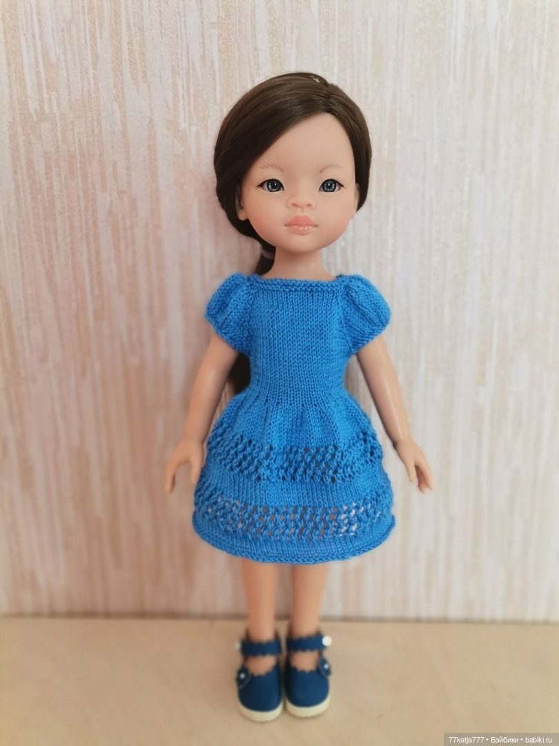 Вязаные платья для Паолок и подобных кукол (фото 7)