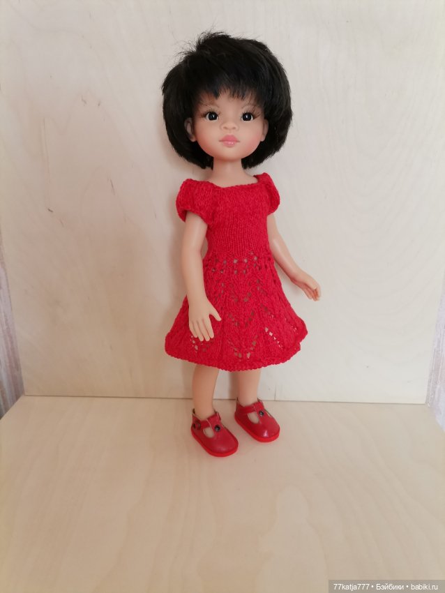 Вязаные платья для Паолок и подобных кукол (фото 5)