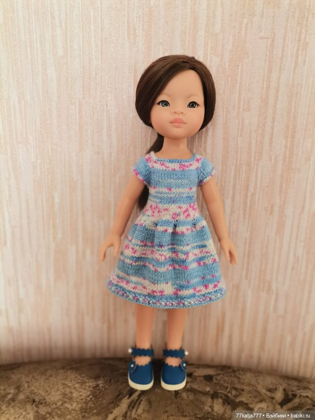 Вязаные платья для Паолок и подобных кукол (фото 6)