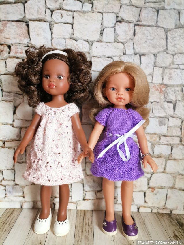 Вязаные платья для Паолок и подобных кукол (фото 2)