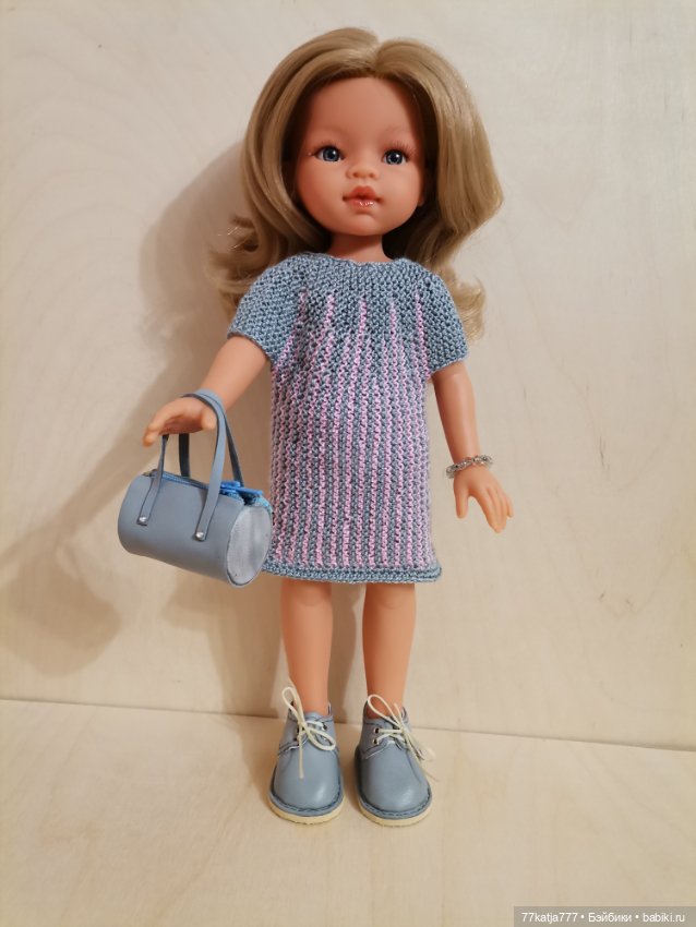 Вязаные платья для Паолок и подобных кукол (фото 8)