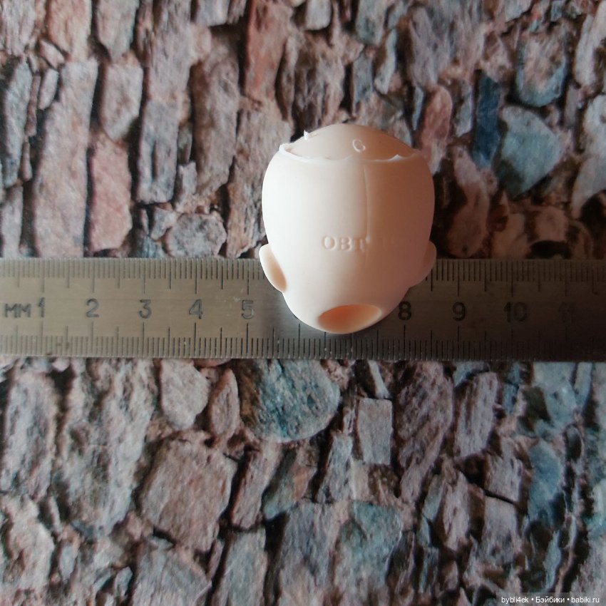 Голова Obitsu светлая — Части шарнирных кукол (не BJD) (фото 3)