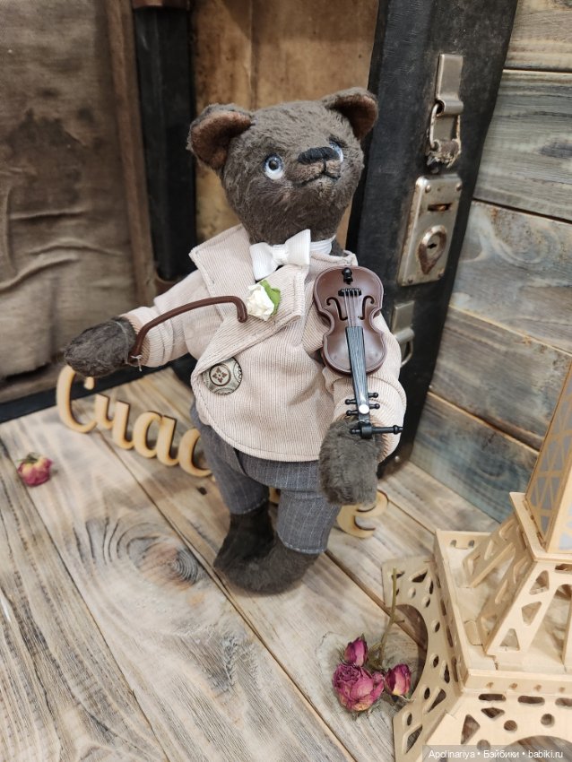 Jean-Luc(Жан-Люк)мишка-тедди 30 см (фото 7)