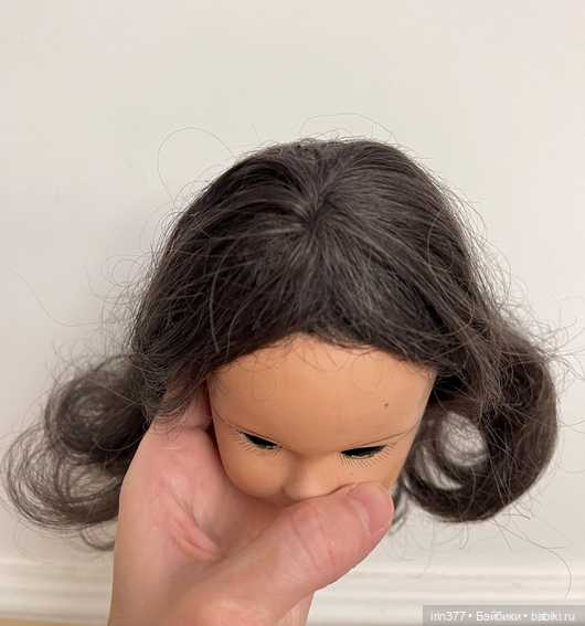 Парик натуральный для антикварной, винтажной или любой другой куклы (фото 2)